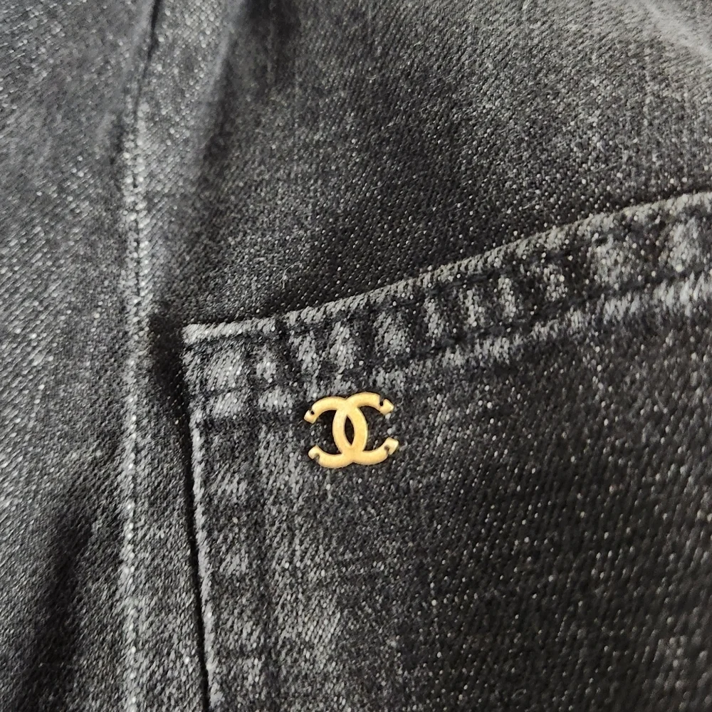 CHANEL tweed fringe